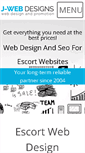 Mobile Screenshot of j-webdesigns.com